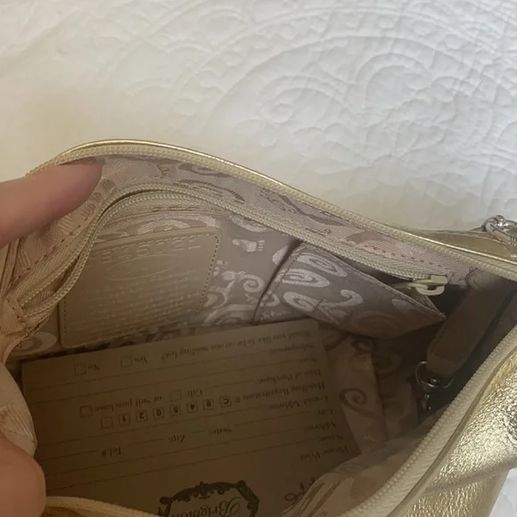 Brighton metallic gold shoulder bag - Picture 7 of 7